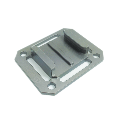 Camera Mount | CNC Aluminium Square Universal Buckle Mount | Charcoal