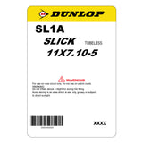 Dunlop SL1A | 5" | Slick | Kart Tyre Set